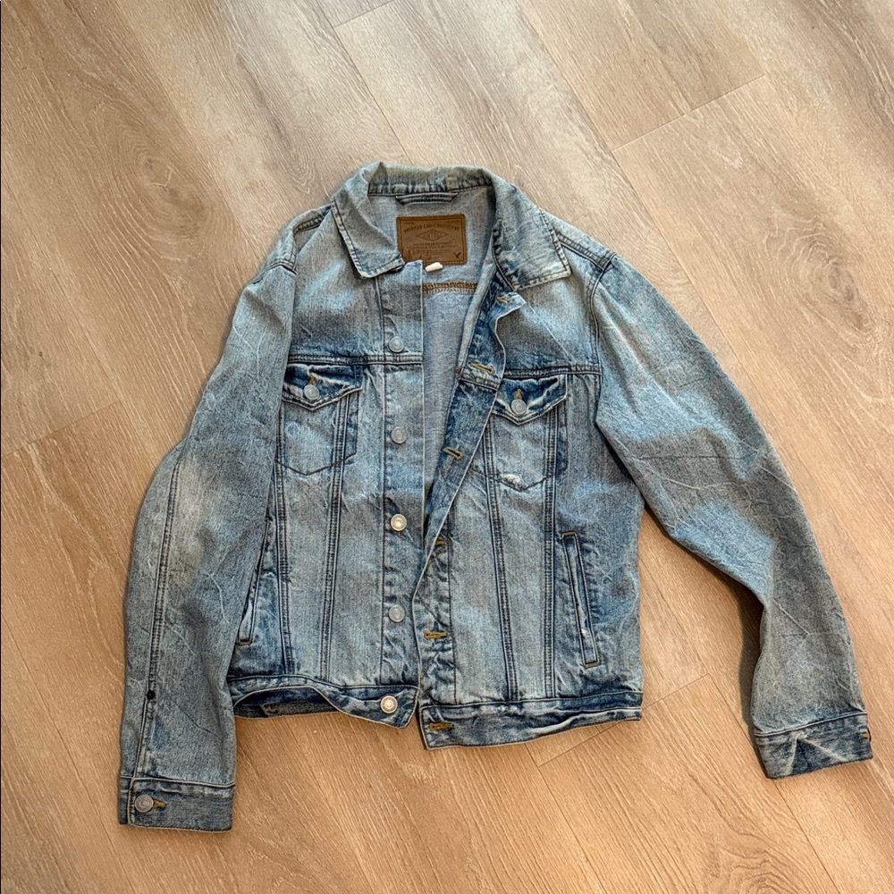 American Eagle Outfitters Light Blue Jean Jacket